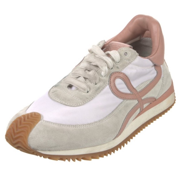 Loewe Shoes - Loewe Women's powder Pink and White Sneakers